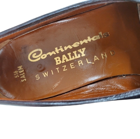 Bally Continental Salem 558 Loafer Shoe Men 8M Dk Brown Soft Leather Lightweight main image 10